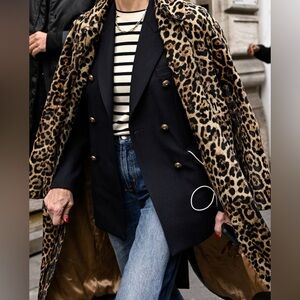 Leopard Print Coat